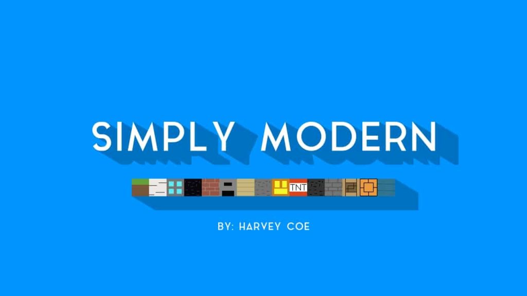 Simply Modern Resource Pack 1.11.2 / 1.10.2 - Minecraft Texture Packs